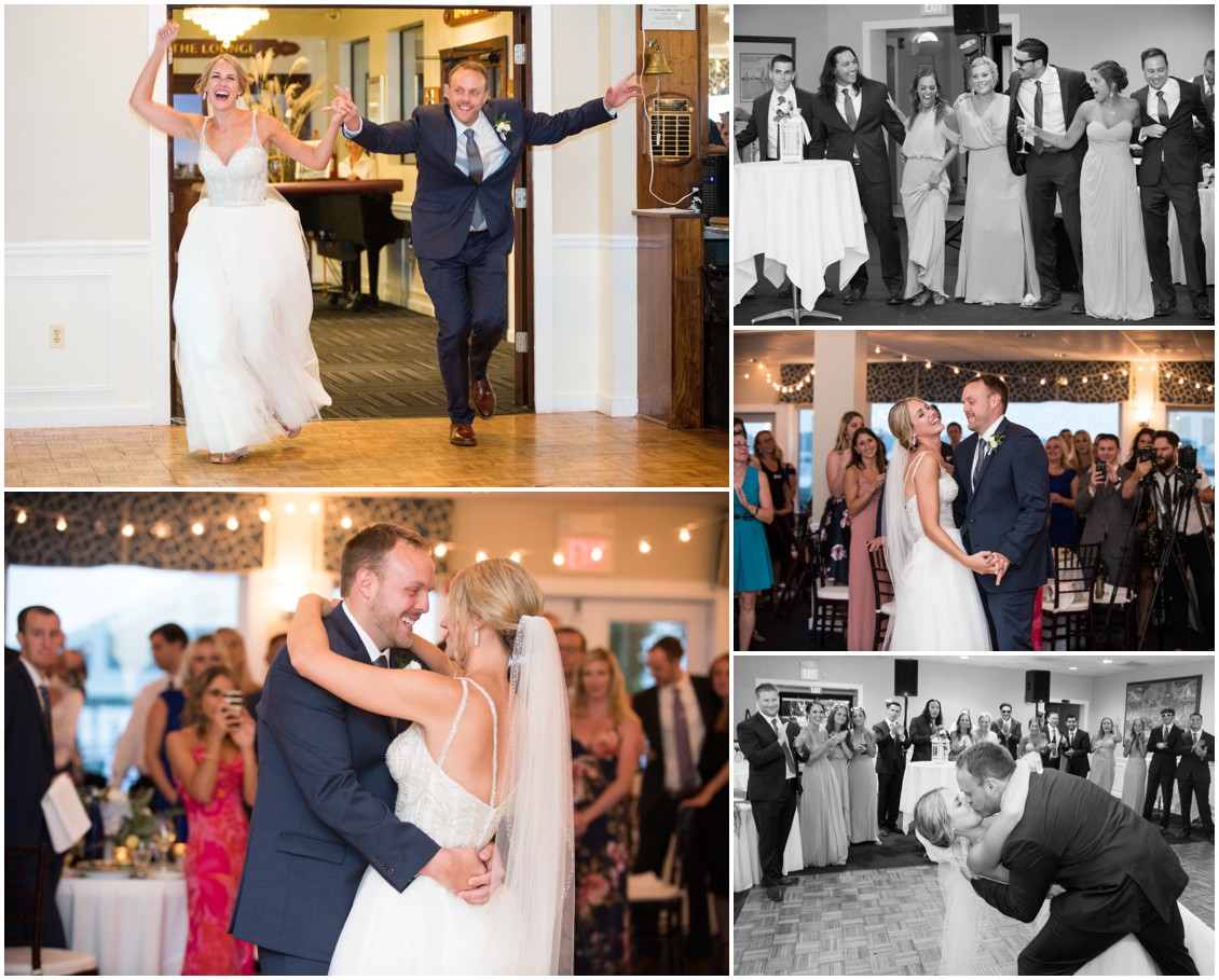 Eastern Shore Wedding St. Michaels, MD Melissa Grimes-Guy Photography Miles River Yacht Club bride and groom first dance