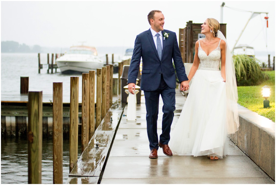 Eastern Shore Wedding St. Michaels, MD Melissa Grimes-Guy Photography Miles River Yacht Club Bride and Groom portraits