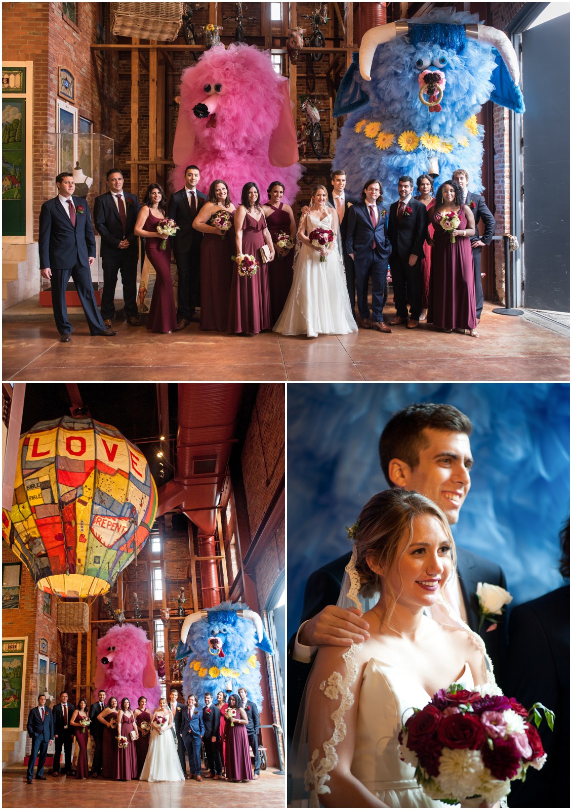 Baltimore Wedding wedding party at American Visionary Art Museum by Melissa Grimes-Guy Photography