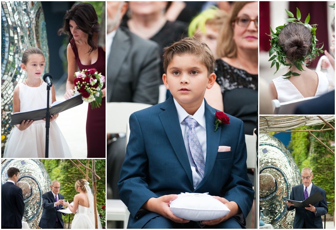 Baltimore Wedding ceremony at American Visionary Art Museum by Melissa Grimes-Guy Photography