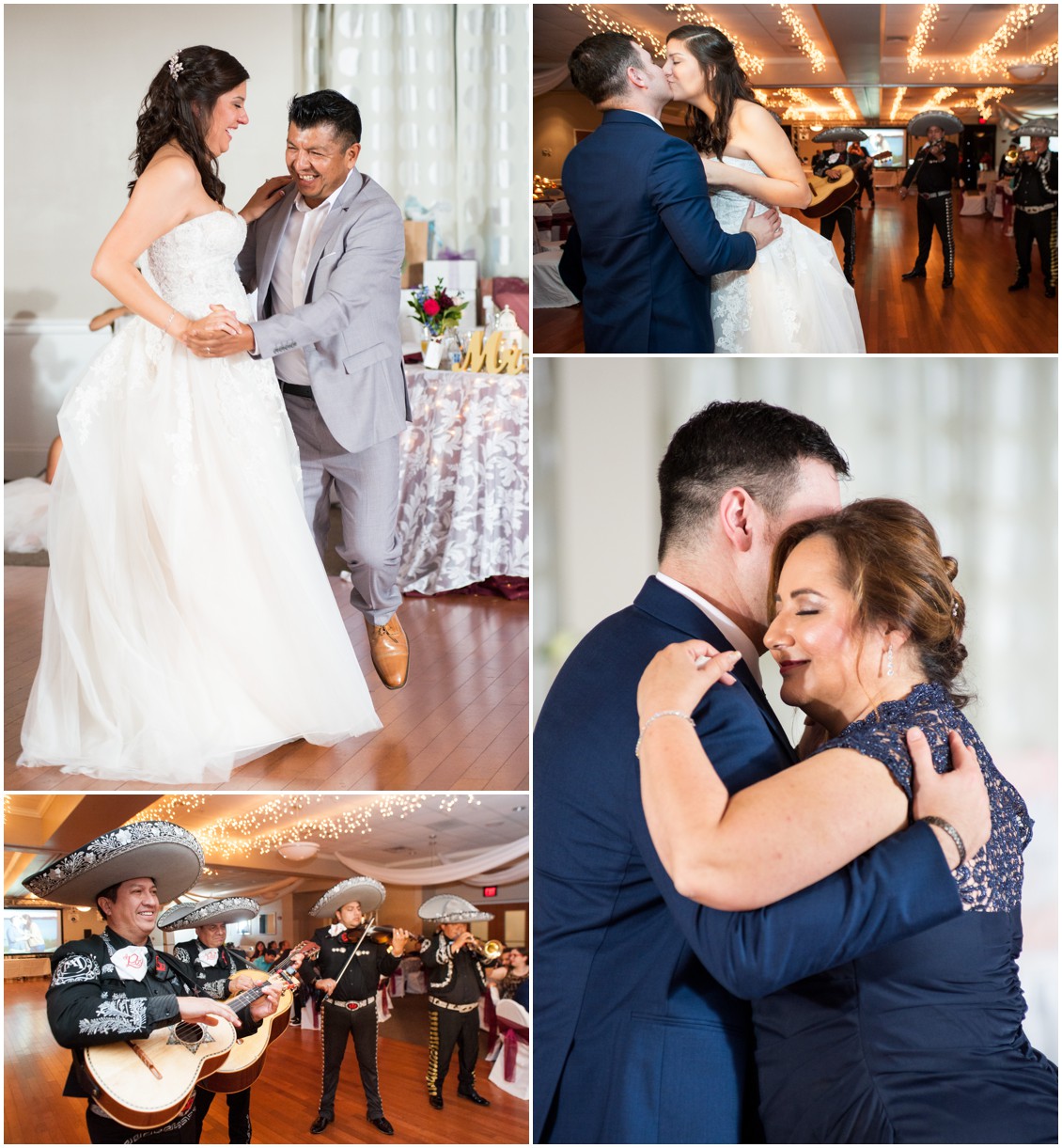 Eastern Shore wedding father/daughter and Mother/son dances Melissa Grimes-Guy Photography