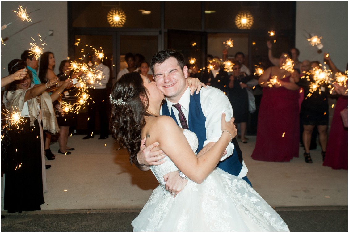 Eastern Shore couple leaves reception with sparkler exit Melissa Grimes-Guy Photography