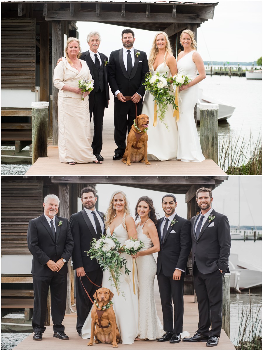 Eastern Shore Wedding family portraits at Chesapeake Bay Maritime Museum by Melissa Grimes-Guy Photogrpahy