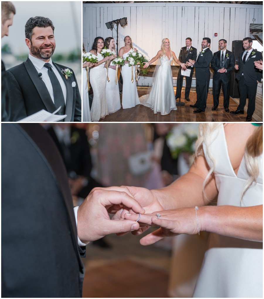 Eastern Shore Wedding ceremony at the Chesapeake Bay Maritime Museum by Melissa Grimes-Guy