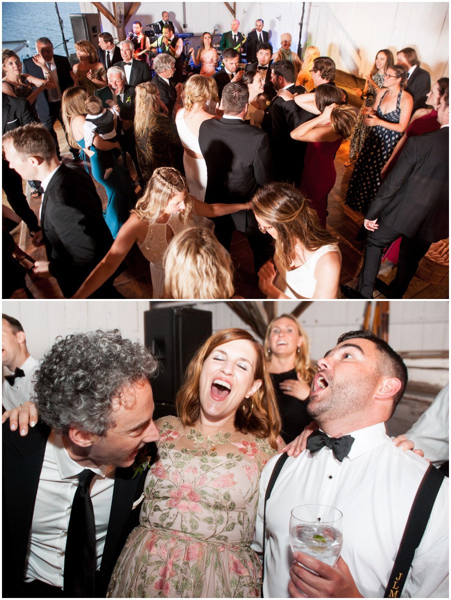 Eastern Shore Wedding reception dancing at the Chesapeake Bay Maritime Museum by Melissa Grimes-Guy