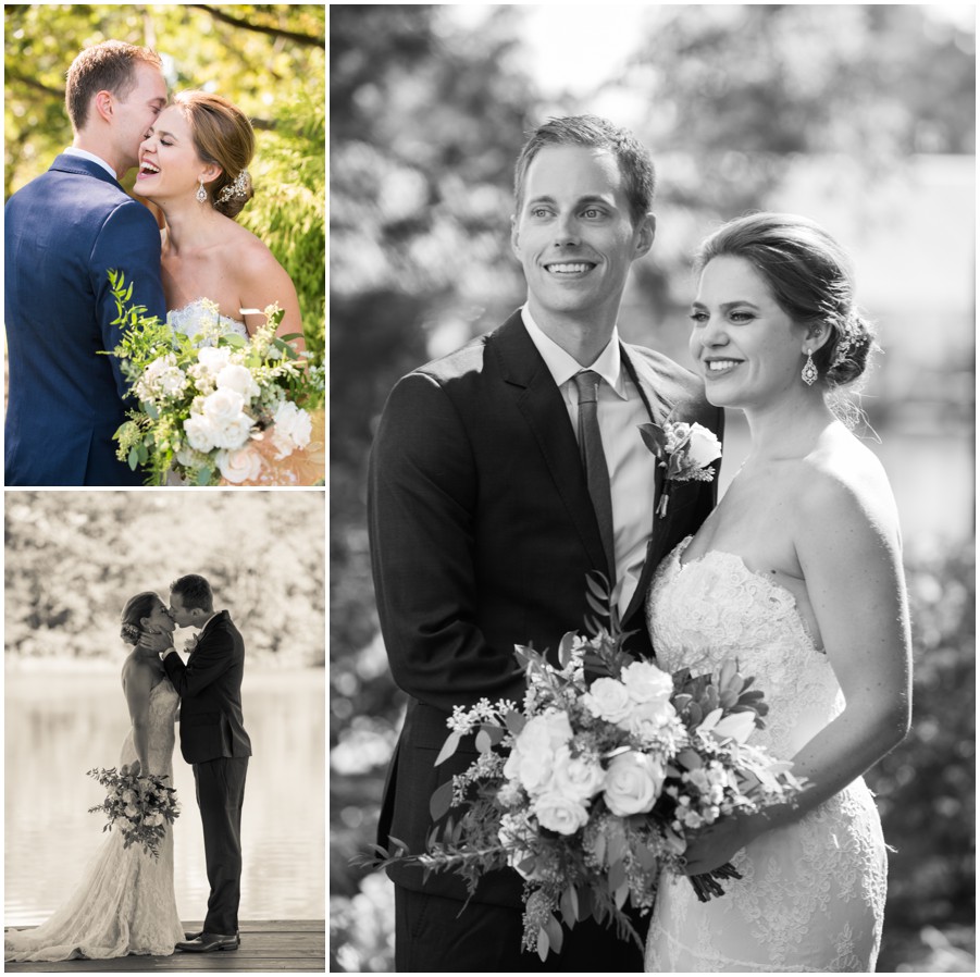Bride and Groom portraits at The Oaks, St. Michaels, MD by Melissa Grimes-Guy Photography